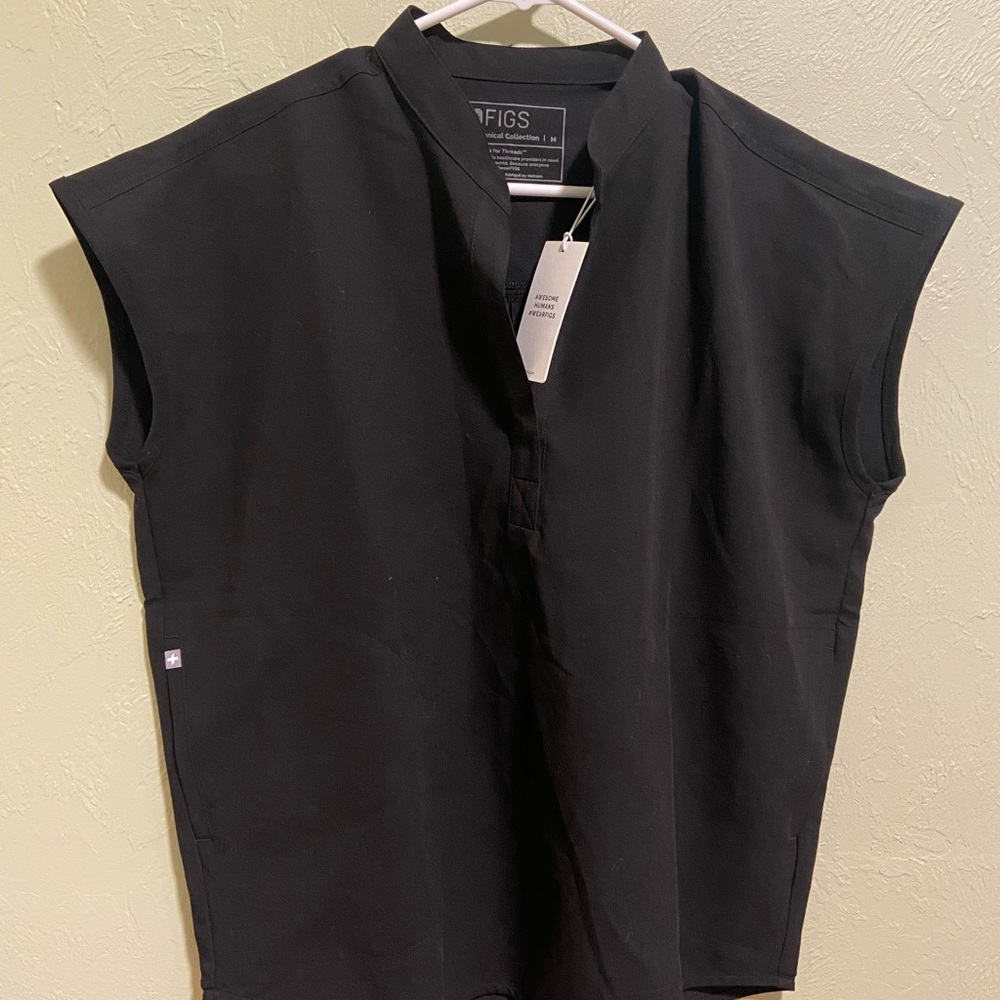 Black Figs Rafaela Scrub Top